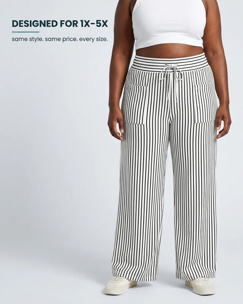 Curvana breeze wide leg pant feature designed for 1x 5x