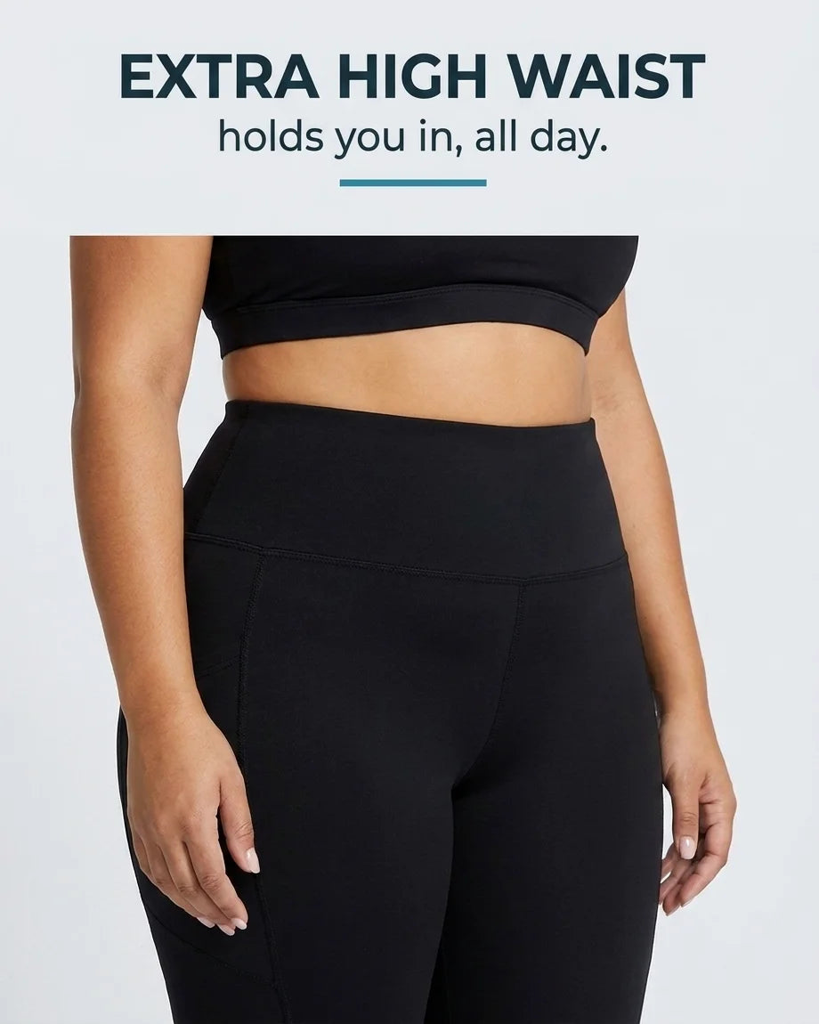 Curvana cloudsoft high waist capri feature extra high waist