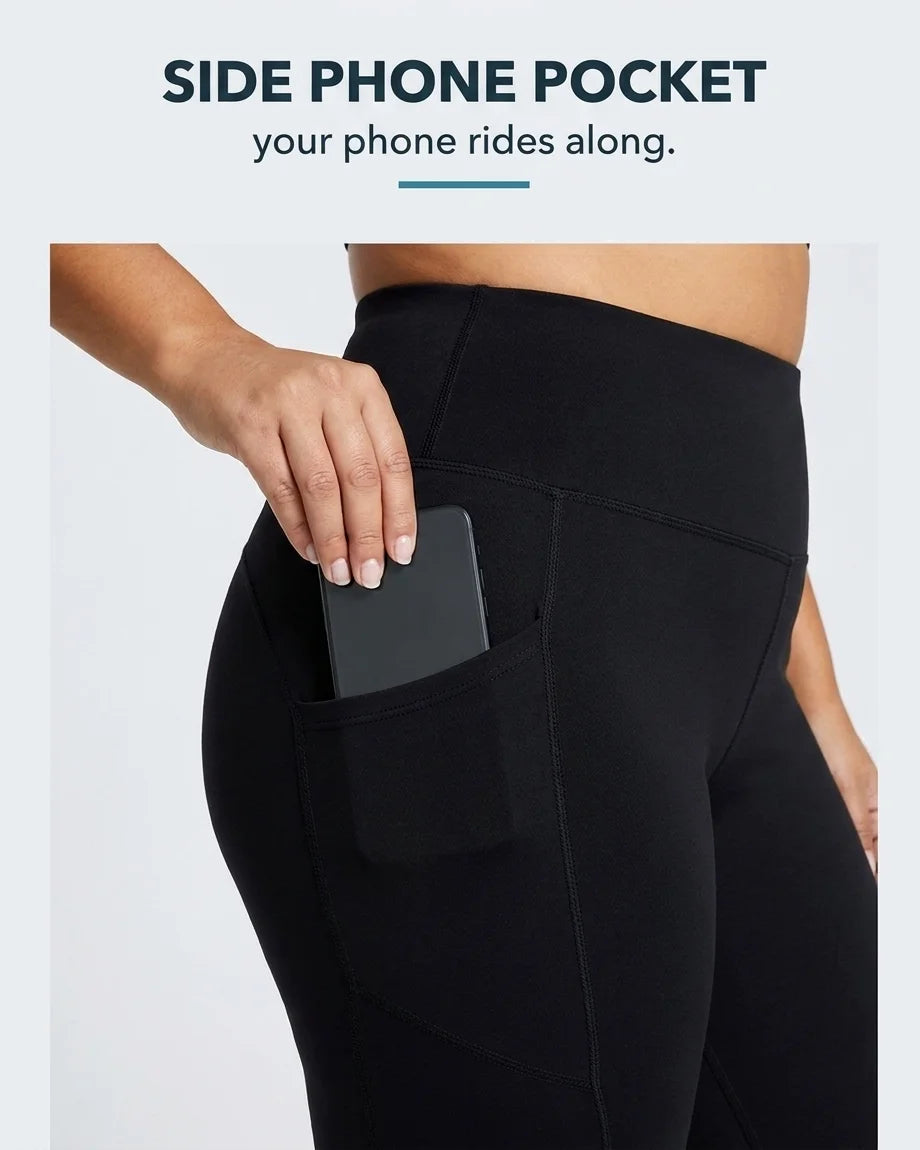 Curvana cloudsoft high waist capri feature side phone pocket