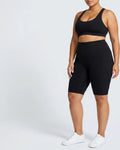 Curvana cloudsoft high waist capri plus size black hero