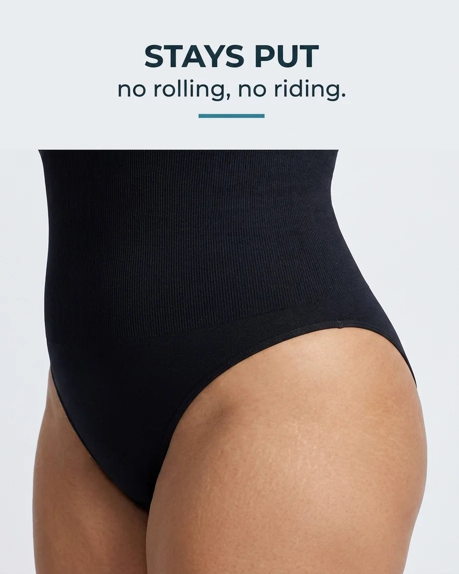 Curvana sculpt thong bodysuit feature stays put