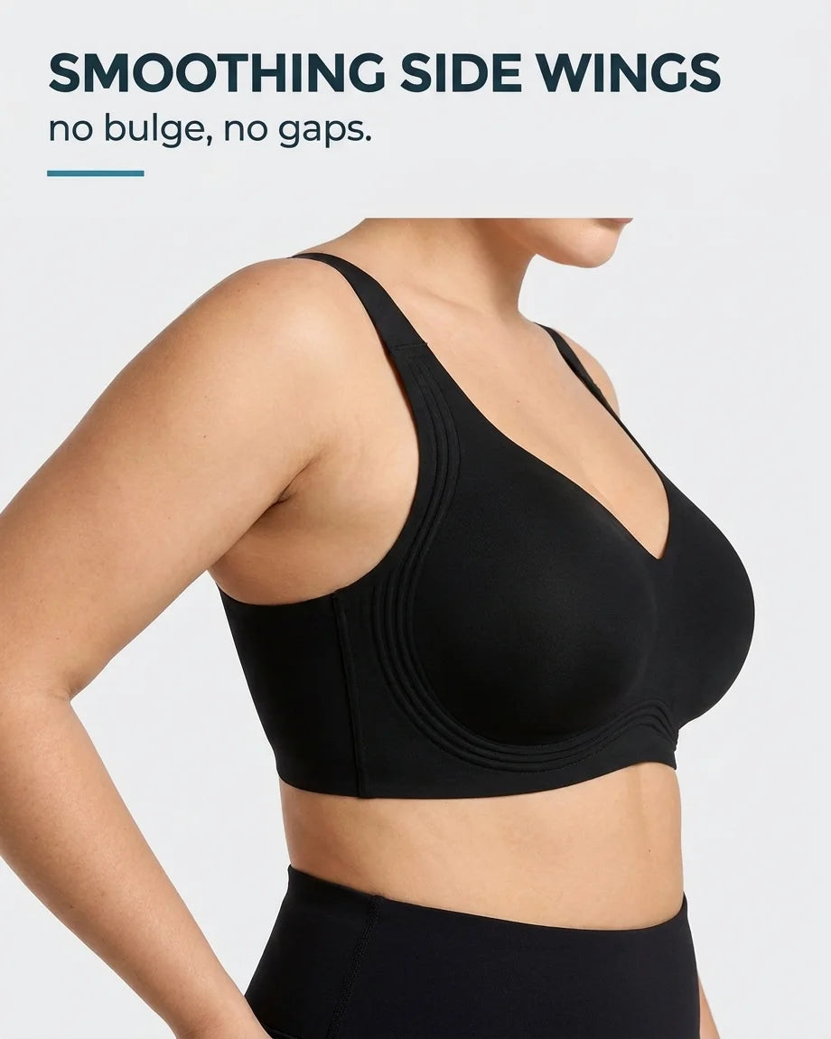 Curvana second skin jelly bra feature smoothing side wings
